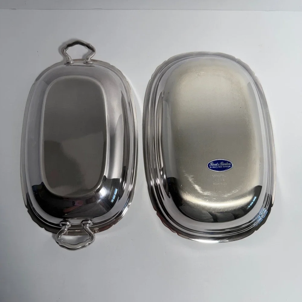 Reed & Barton Mayflower 5001 Silverplate Double Vegetable Serving Dish